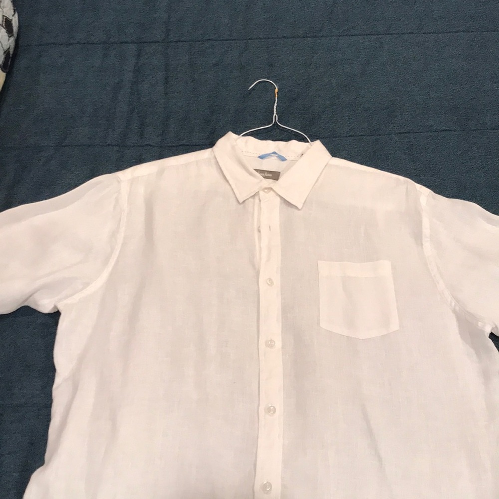 Men’s Neiman Marcus linen polo